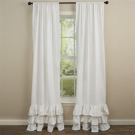 ruffled curtain valance  park designs pauls home fashions