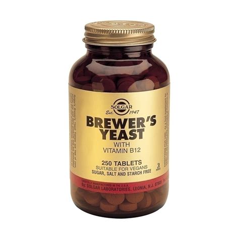 Solgar Brewer S Yeast Vitamin B12 500mg 250tabs