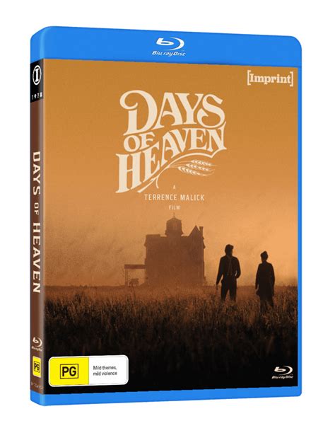 Days Of Heaven 1978 Imprint Standard Edition Via Vision Entertainment