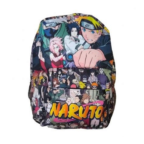 Mochila Naruto Uzumaki Rasengan Bolsa Escolar M048 Shopee Brasil