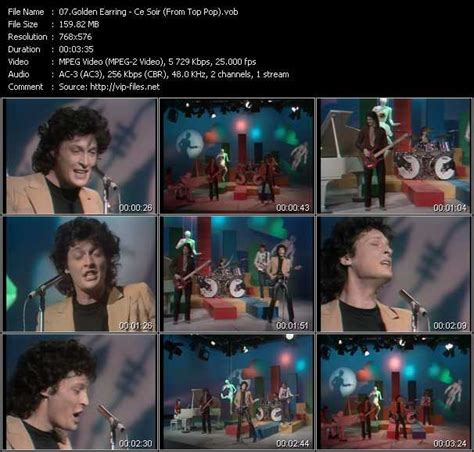 Golden Earring Kill Me Ce Soir From Top Pop Vob File