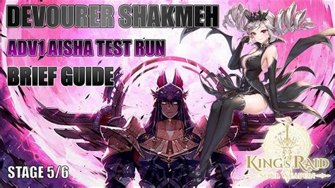 Devourer Shakmeh Aisha Test Run Brief Guide King S Raid YouTube