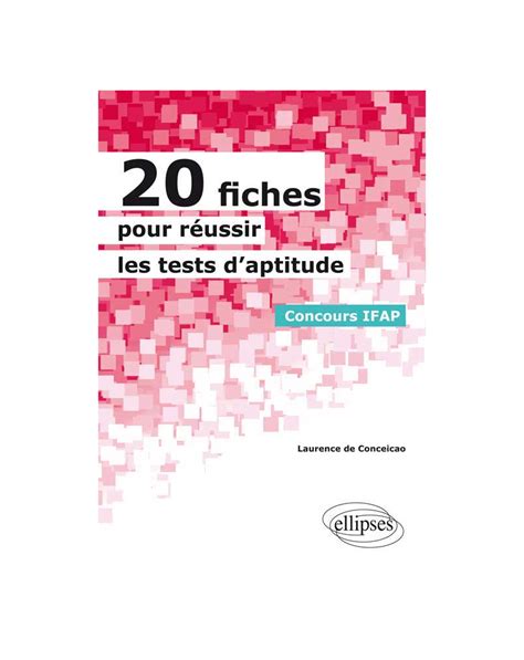 Fiches Pour R Ussir Les Tests D Aptitude Concours Ifap