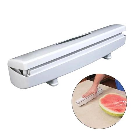 Outdoor Portable Plastic Wrap Cutter Food Freshness Dispenser