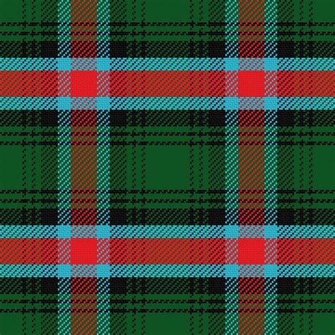 Seamless Pattern Scottish Tartan Premium Vector