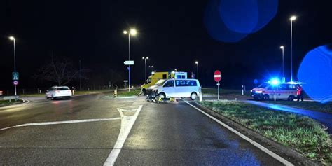 Kollision in Mörschwil SG Motorradfahrer 16 unbestimmt verletzt