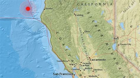 Eureka Sismo Sacude La Costa Del Norte De California Brutal Ideal