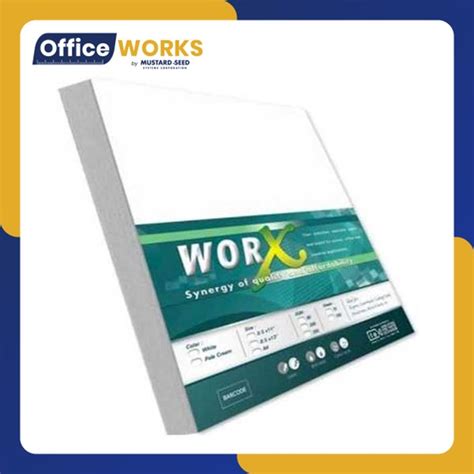 Worx Short Gsm White S Specialty Paper And Board A Shopee