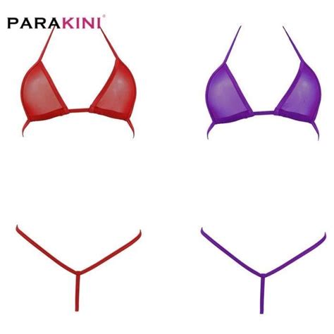 Maillot de bain Parakini Micro Bikini extrême exotique pour femmes