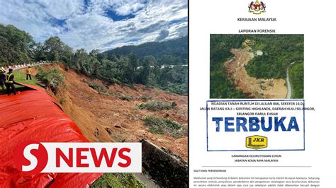 Batang Kali Landslide Slope Road Maintenance Carried Out According To