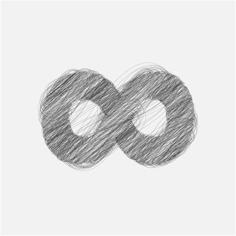 Infinity Symbol Pencil Drawing Design – Typostock