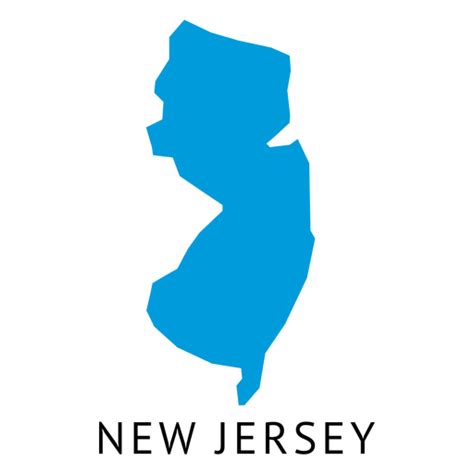 New Jersey Map Png Transparent Images