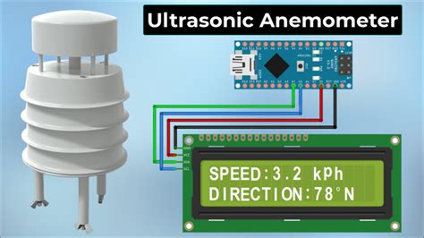 Measure Wind Speed With Ultrasonic Anemometer Arduino, 59% OFF