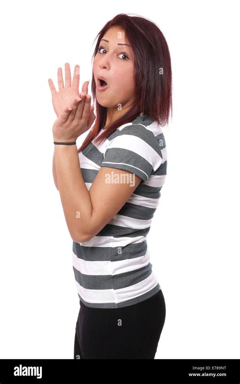 Excited Woman Hi Res Stock Photography And Images Alamy