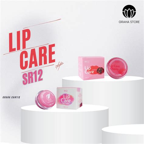 Jual LipCare SR12 Lip Care Pelembab Bibir Kering 5gr BPOM Shopee