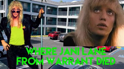 Where Jani Lane From Warrant Died 80’s Rocker Last Days Motel Room And Final Resting Place