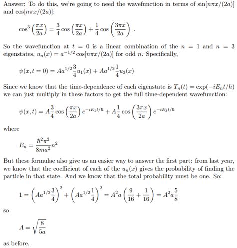 proof verification - Find the value of the constant $A$ given the ...