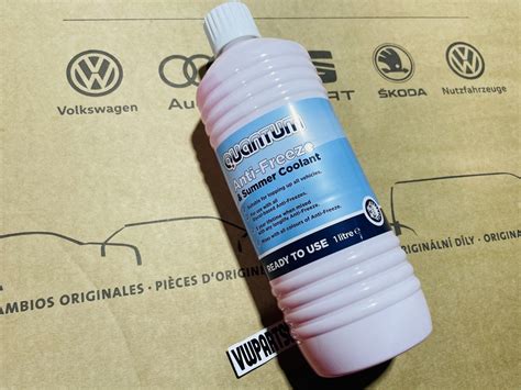 Quantum Anti Freeze And Summer Coolant 1l Top Up For Vw Golf Polo