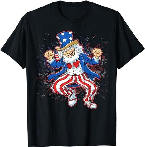 Uncle Sam Dance Funny Th Of July Independence Day T Shirt Walmart