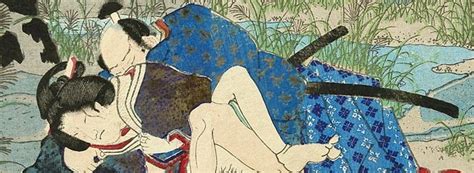 Shunga Gallery On Twitter A Samurai Having An Intimate Encounter In