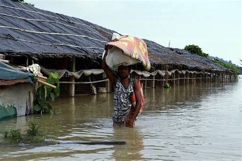 Assam Floods Worsen 6 Dead Nearly 2 Lakh Affected As Rivers Surge