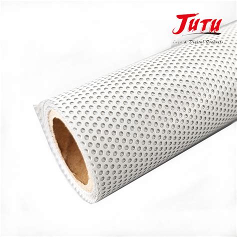 Jutu Friendly Material One Way Vision Windows Film For Inkjet Printer