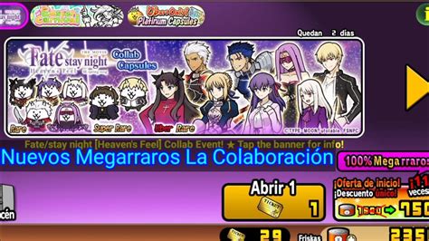 Nuevos Megarraros La Colaboraci N Fate Stay Nigth The Battle Cats