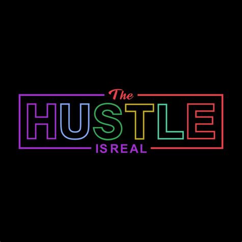 Hustle is real t shirt design, Hustle t shirt design illustration for ...