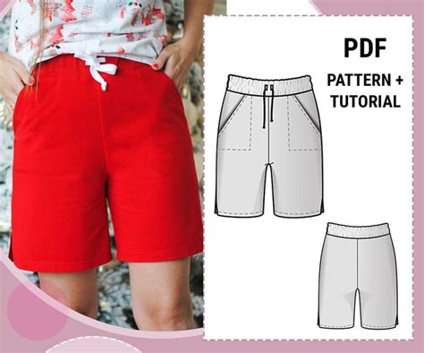 Template Printable Shorts Pattern