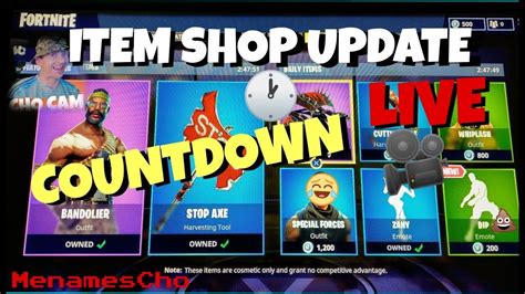 📺menameschos Live Ps4💫 Item Shop Update ♻ Countdown 🕒 Fortnite Battle