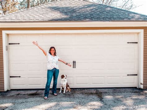 Garage Door Makeover How To Install Carriage Door Hardware Gathered In The Kitchen