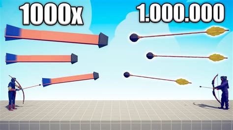 1000000 Damage Spikey Bow Vs 1000x Overpowered Units Tabs Totally