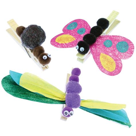 Minibeast Pegs Minibeasts And The Garden Cleverpatch Art And Craft