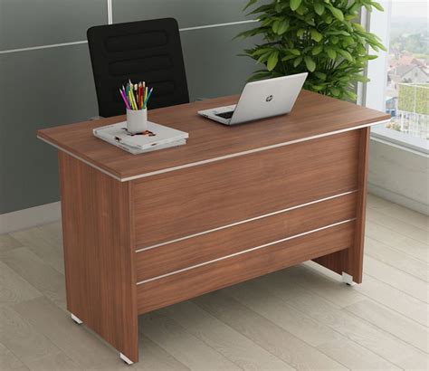 Buy Nova Desking Office Table Exotic Teak Finish L At 22 Off Online