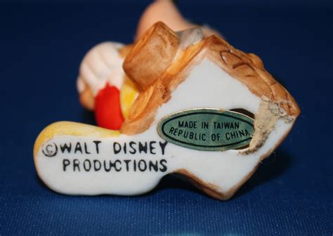 Vintage Disney Mickey Mouse Figurine Walt Disney Productions Made In