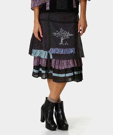 Look At This Zulilyfind Navy Blue Purple Floral Peasant Skirt