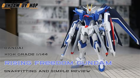 Bandai High Grade HG 1 144 Rising Freedom Gundam Sample Build Snapfit