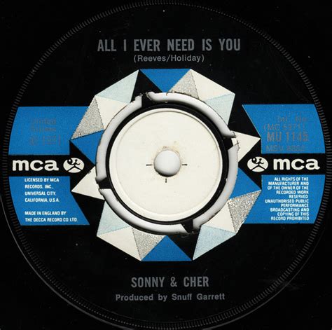 Sonny & Cher - All I Ever Need Is You (1971, Vinyl) | Discogs