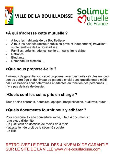 Lancement Dune Mutuelle Communale Site Officiel De La Bouilladisse