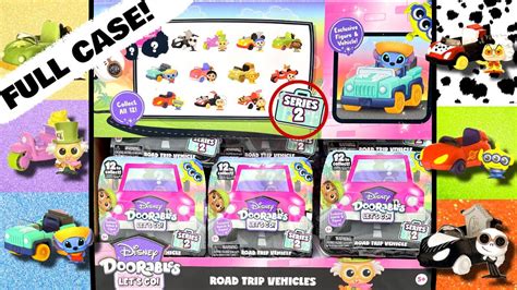 Unboxing Full Case Disney Doorables Road Trip Vehicles Series Full