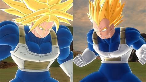 DB Raging Blast 2 Super Vegeta Vs Super Trunks CPU Battle YouTube