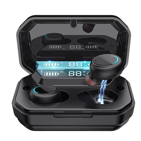 Wireless Earbuds Bluetooth 50 Headphones Ipx7 Waterproof Tws Deep Bass