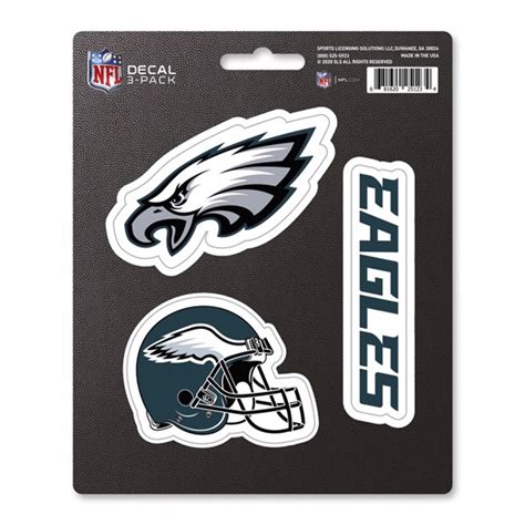 Philadelphia Eagles Nfl Decal Set Dragon Sports