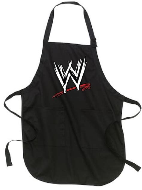 WWE apron custom WWF cartoon apron Wrestling apron by thelionsland