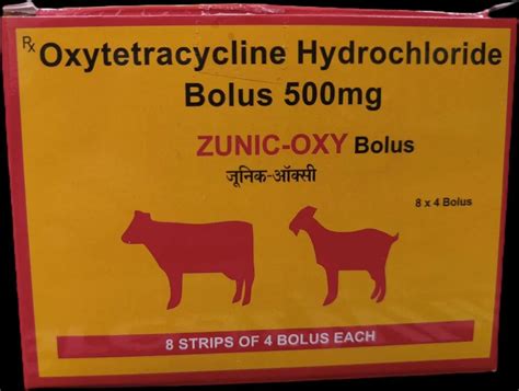 Oxytetracycline Hcl Veterinary Bolus Zunic Oxy Bolus Packaging Type