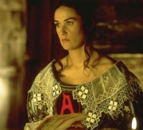 In The Scarlet Letter, Demi Moore's character commits adultery and is ...