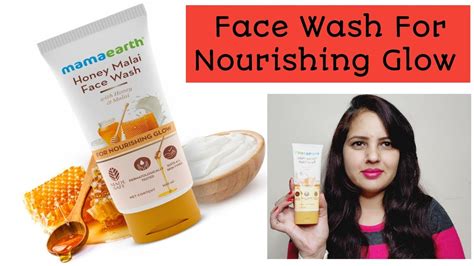 Mamaearth Honey Malai Face Wash For Nourishing Glow Review Demo Face