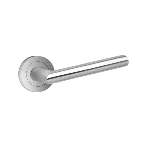 Poign E De Porte Design Verona Inox Satin Rosace Ronde Toutes Les