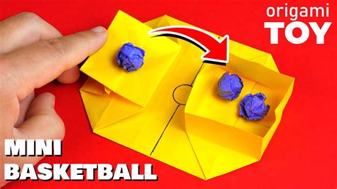 Origami Paper Toy Basketball How To Make Mini Basketball Paper Toy Easy Diy Pop It Antistress