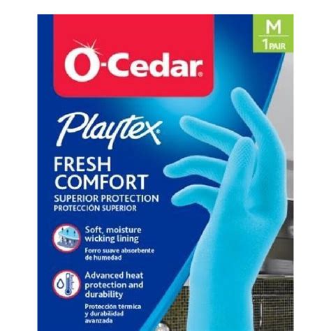 Playtex Fresh Comfort Superior Protection Rubber Gloves 2 Pair Size Medium For Sale Online Ebay